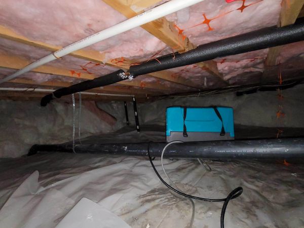 Crawl Space Water Remediation in Cypress