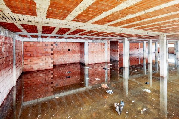 Basement Flood Remediation in Cypress